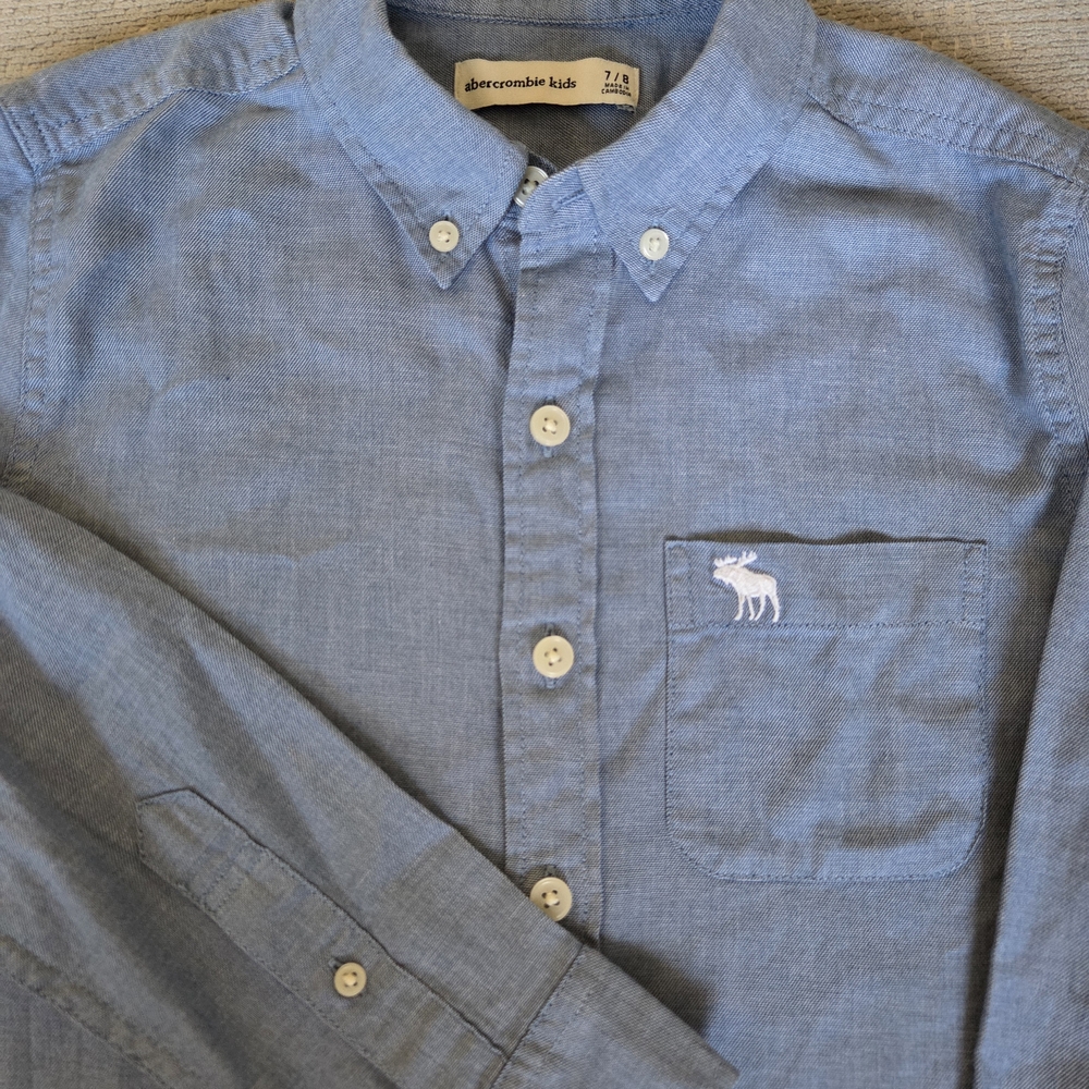 Abercrombie Kids Light Blue Button Down Shirt